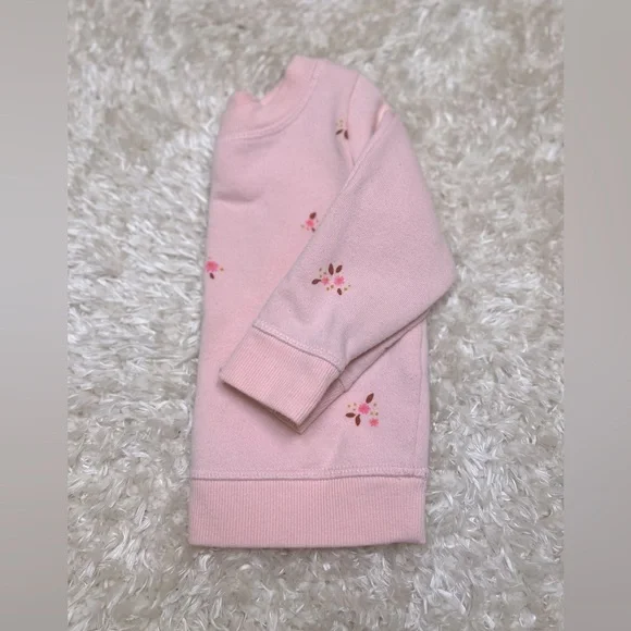 CAT & JACK || Pink Floral Sweater (12M) - Picture 2 of 4